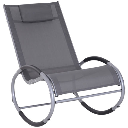 Gartenschaukel mit Auflage, wetterfestes Aluminium