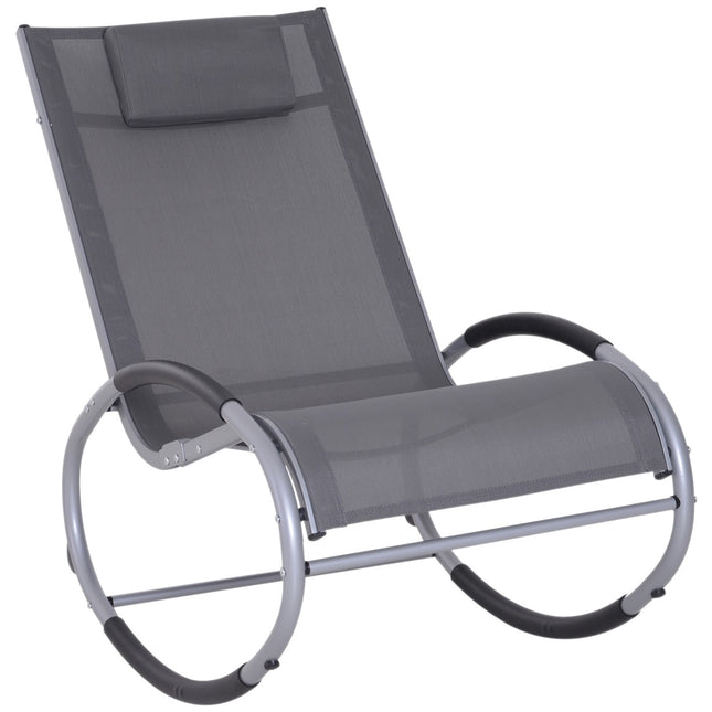 Gartenschaukel mit Auflage, wetterfestes Aluminium