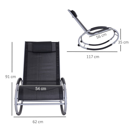 Outdoor rocking chair - weather resistant rocking chair with cushion