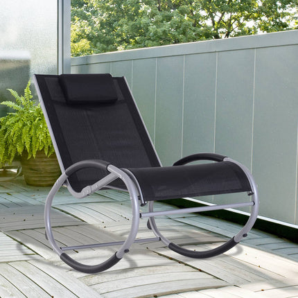Outdoor rocking chair - weather resistant rocking chair with cushion