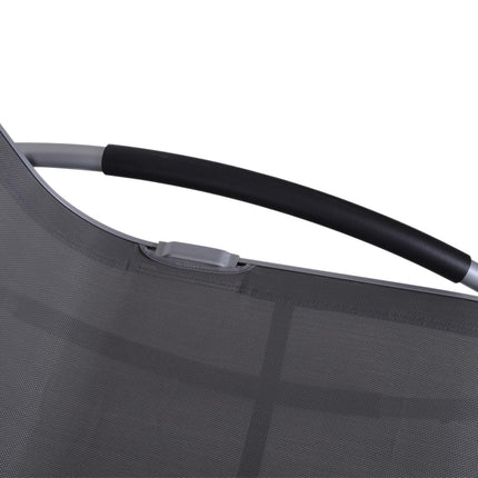 Gartenschaukel mit Auflage, wetterfestes Aluminium