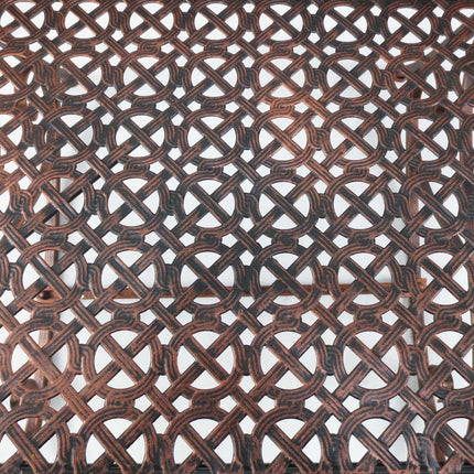 Metallschaukelstuhl - elegantes Bronze-Finish