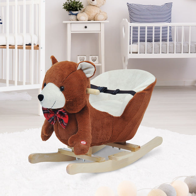 Plüsch-Schaukelpferd mit Gesangsfunktion – perfektes Weihnachtsgeschenk