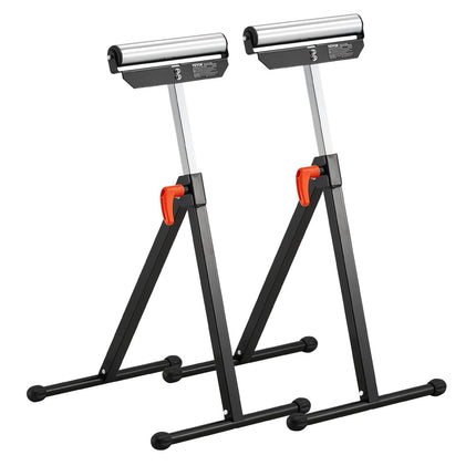 Roller Stands 2-Pack, 135 lb, Adjustable 26.8-42.5 in