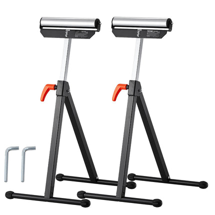 Roller Stands 2-Pack, 135 lb, Adjustable 26.8-42.5 in