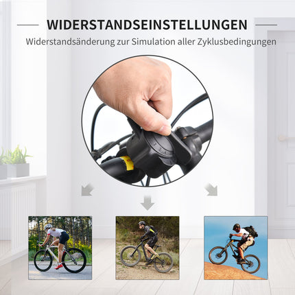 Indoortrainer, faltbar magnetisch, passend für 26"-28" Räder