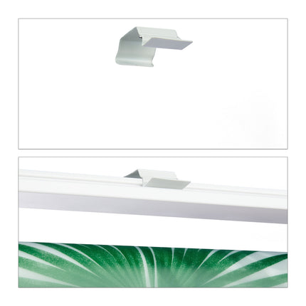 Store enrouleur pour douche Feuilles vertes