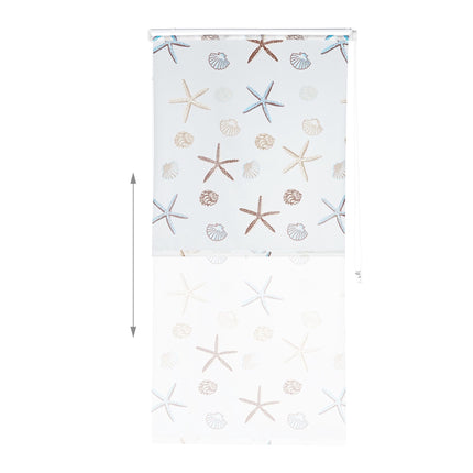 Roller blind for shower OCEAN