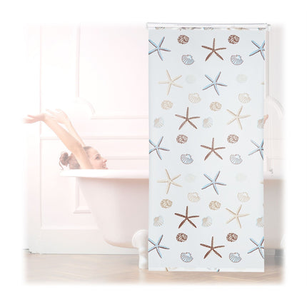 Roller blind for shower OCEAN