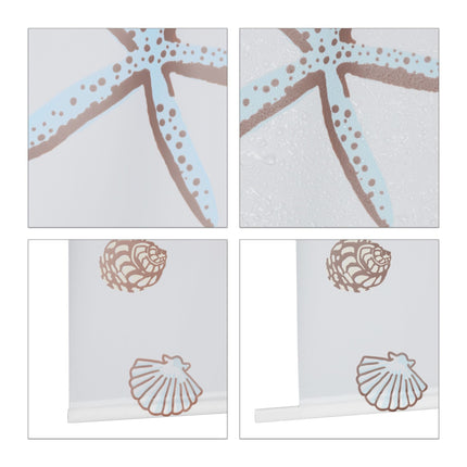 Roller blind for shower OCEAN