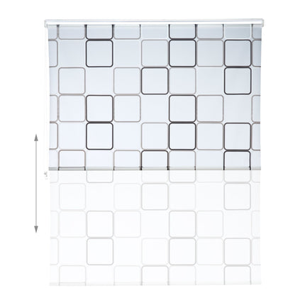 Roller blind for shower SQUARE