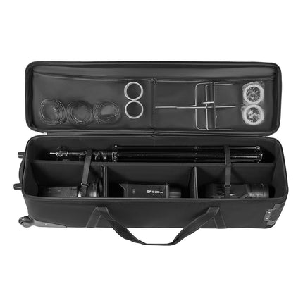 Rolling Camera Bag Trolley Case, 129.9L, 1680D Nylon