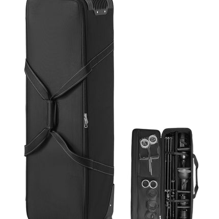 Rolling Camera Equipment Trolley Case, 118x37x30 cm