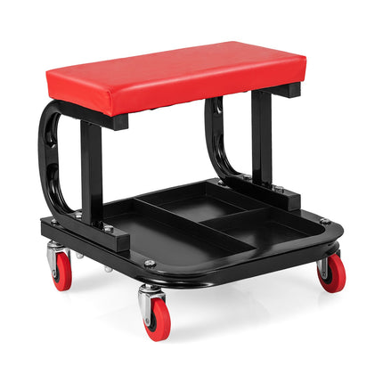 Rollhocker mit Werkzeugablage, 150 kg Tragkraft