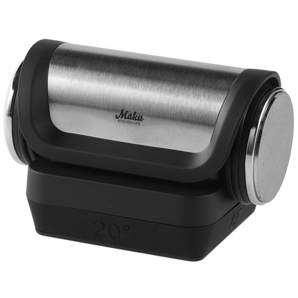 Rolling Knife Sharpener – Diamond, Ceramic, Magnetic Angle Guide