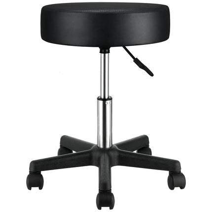 Rolling Stool with Wheels, Adjustable Height, Swivel, 400 lb
