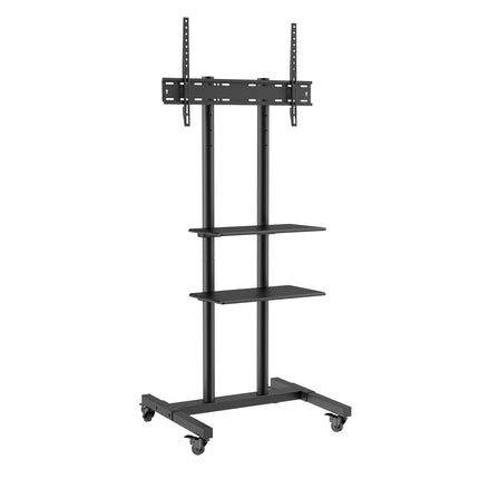 Rolling TV Stand Cart, 32-70 Inch, Dual Tray, Wheels