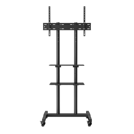 Rolling TV Stand Cart, 32-70 Inch, Dual Tray, Wheels