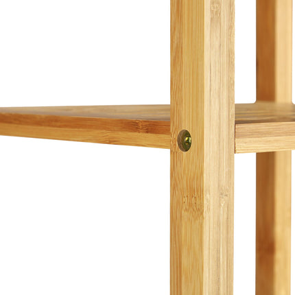 Rolling wardrobe in bamboo