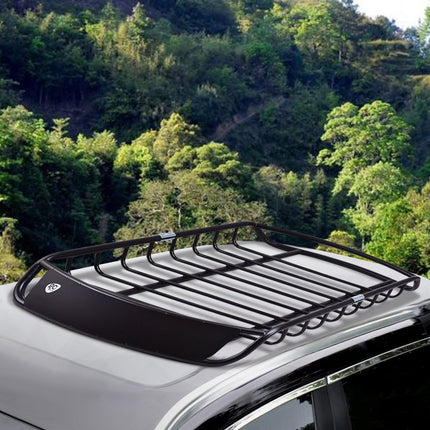 Dachkorb Universal Aerodynamisches Design Autodachträger 120 x 98 x 17 cm Schwarz