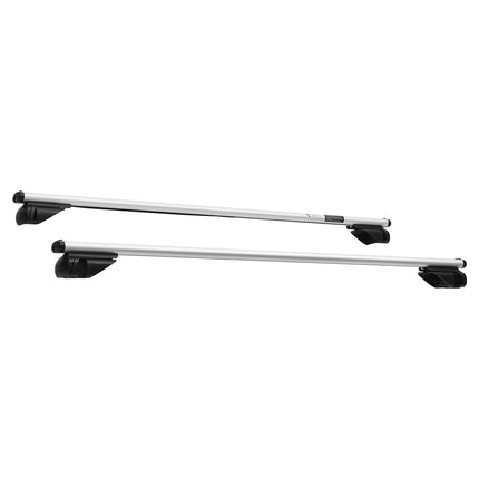 Roof Rack Cross Bars for Raised Rails, Lockable, 165 lb