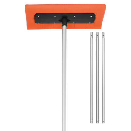 Roof Snow Rake, 17.7-Inch Foam Blade, 2.25–5.62 m Pole
