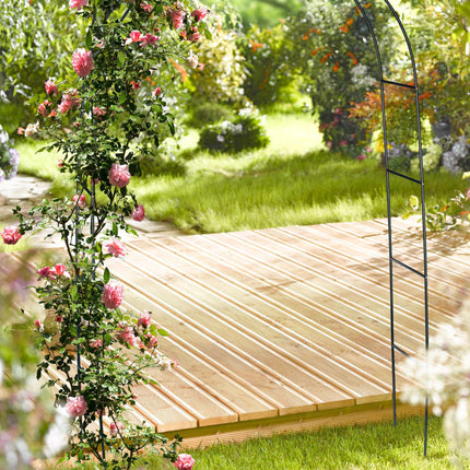 Arche à rosiers en métal 240 cm