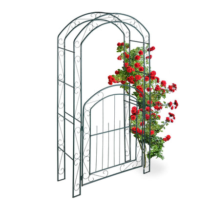 Rose arch with gate