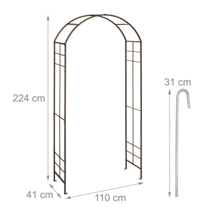 Rosettenschleife aus Metall