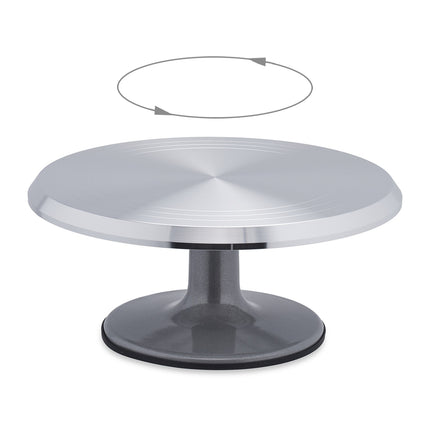 Plateau à gâteau rotatif en aluminium