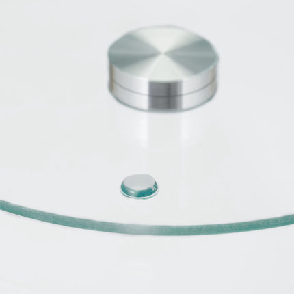 Assiette de service rotative en verre