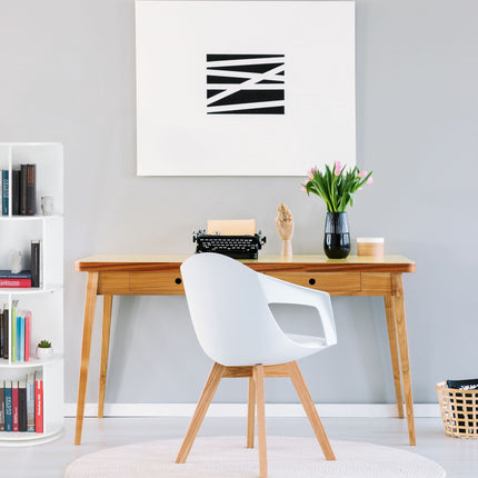 Rotating bookcase with 12 compartments