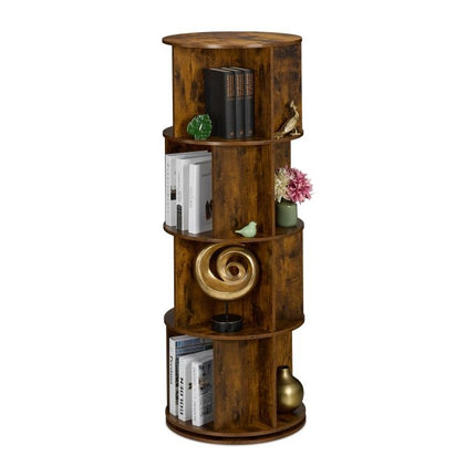 Rotating book tower