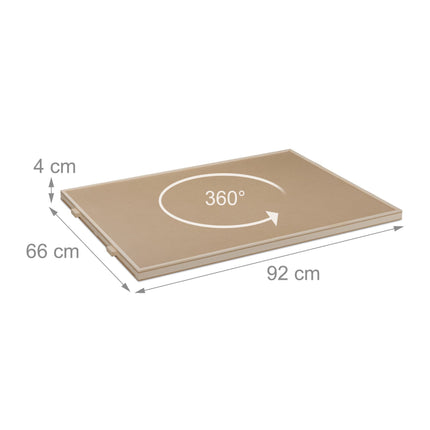 Plateau de puzzle rotatif avec 4 tiroirs