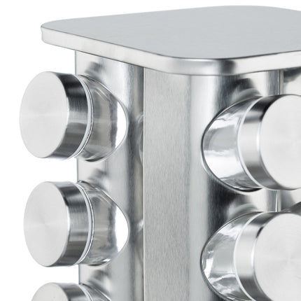 Étagère à épices rotative avec 12 pots à épices