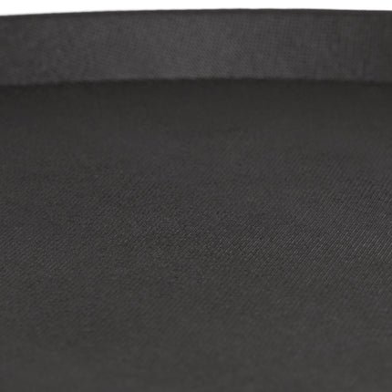 Round Black Serving Trays Set, Non-Slip, Ø28cm, 3-Pack