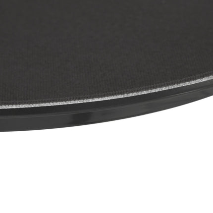 Round Black Serving Trays Set, Non-Slip, Ø28cm, 3-Pack