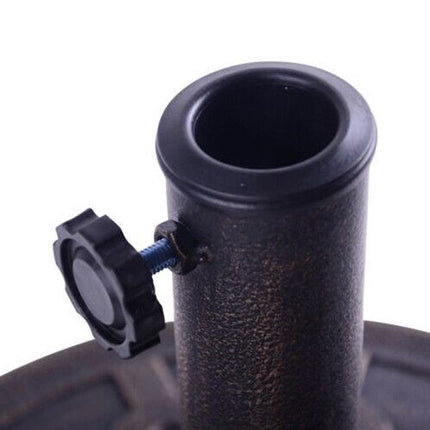Kulatý bronzový stojan na slunečník, pro tyče 38mm/48mm