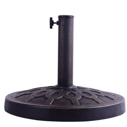 Kulatý bronzový stojan na slunečník, pro tyče 38mm/48mm