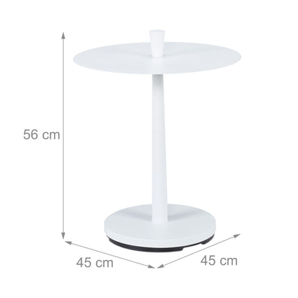Round Coffee Table in White