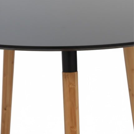 Round Dining Table, Bamboo Legs, Seats 4