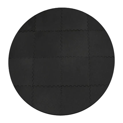 Round EVA Foam Pool Mat, 2m Diameter, Black