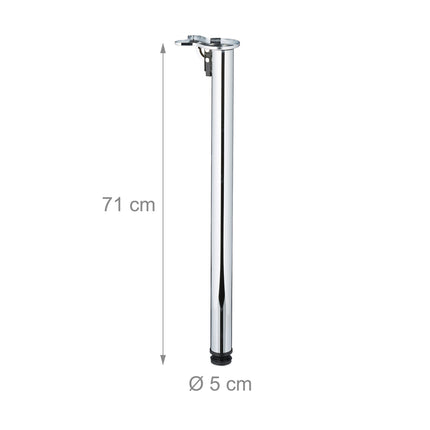 Round Folding Table Legs – Set of 4 for DIY Projects