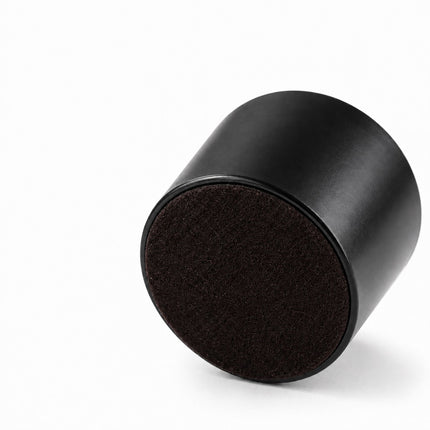 Round Furniture Risers Set of 4, 4.6 cm, Carbon Steel, 500 kg, Black