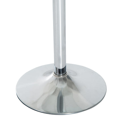 Runder Esstisch aus Glas, 70 cm, Metallgestell