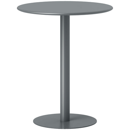 Round Steel Dining Table for 2 – Compact, Modern Design