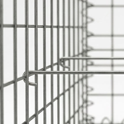 Round Steel Gabion for Planting, 90x40 cm