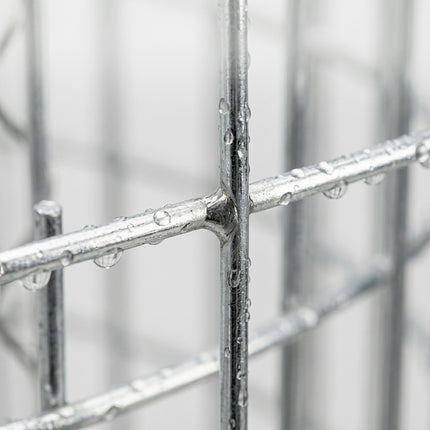 Round Steel Gabion for Planting, 90x40 cm
