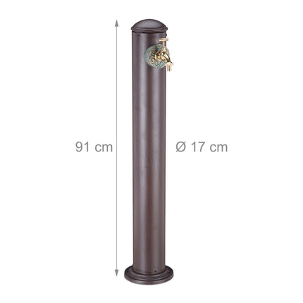 Round Water Fountain Column
