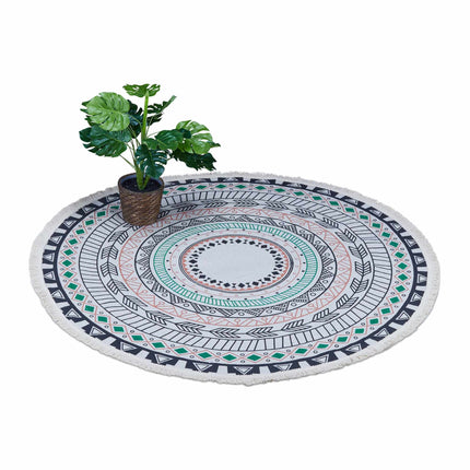Runder Teppich mit Mandala-Design